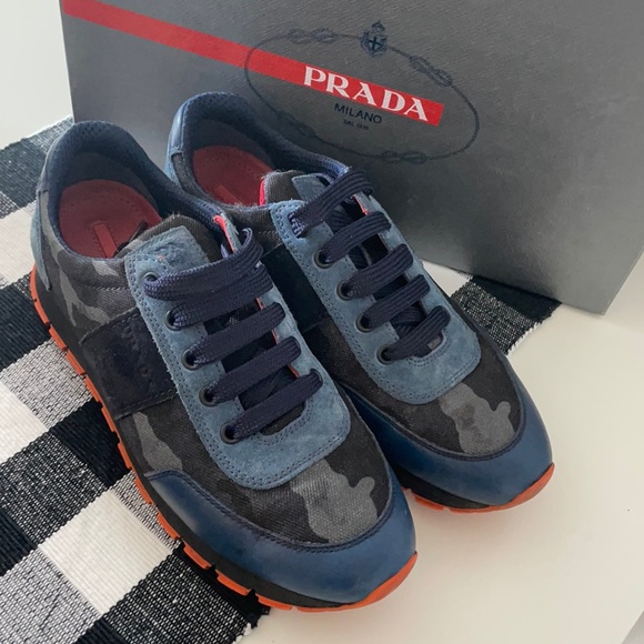 Prada sneakers - 3E 6046 NAPPA NERO - Picture 1 of 2